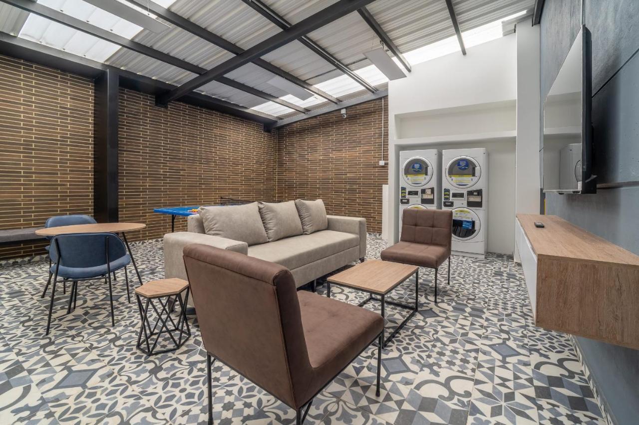 Cozy Loft In Parque Virrey Apartman Bogotá Kültér fotó